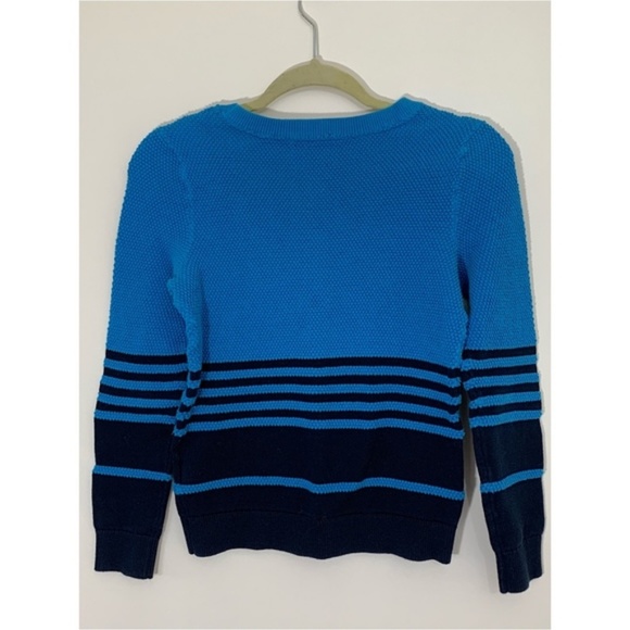 Tommy Hilfiger Blue and Black Striped Sweater; S - Picture 2 of 4